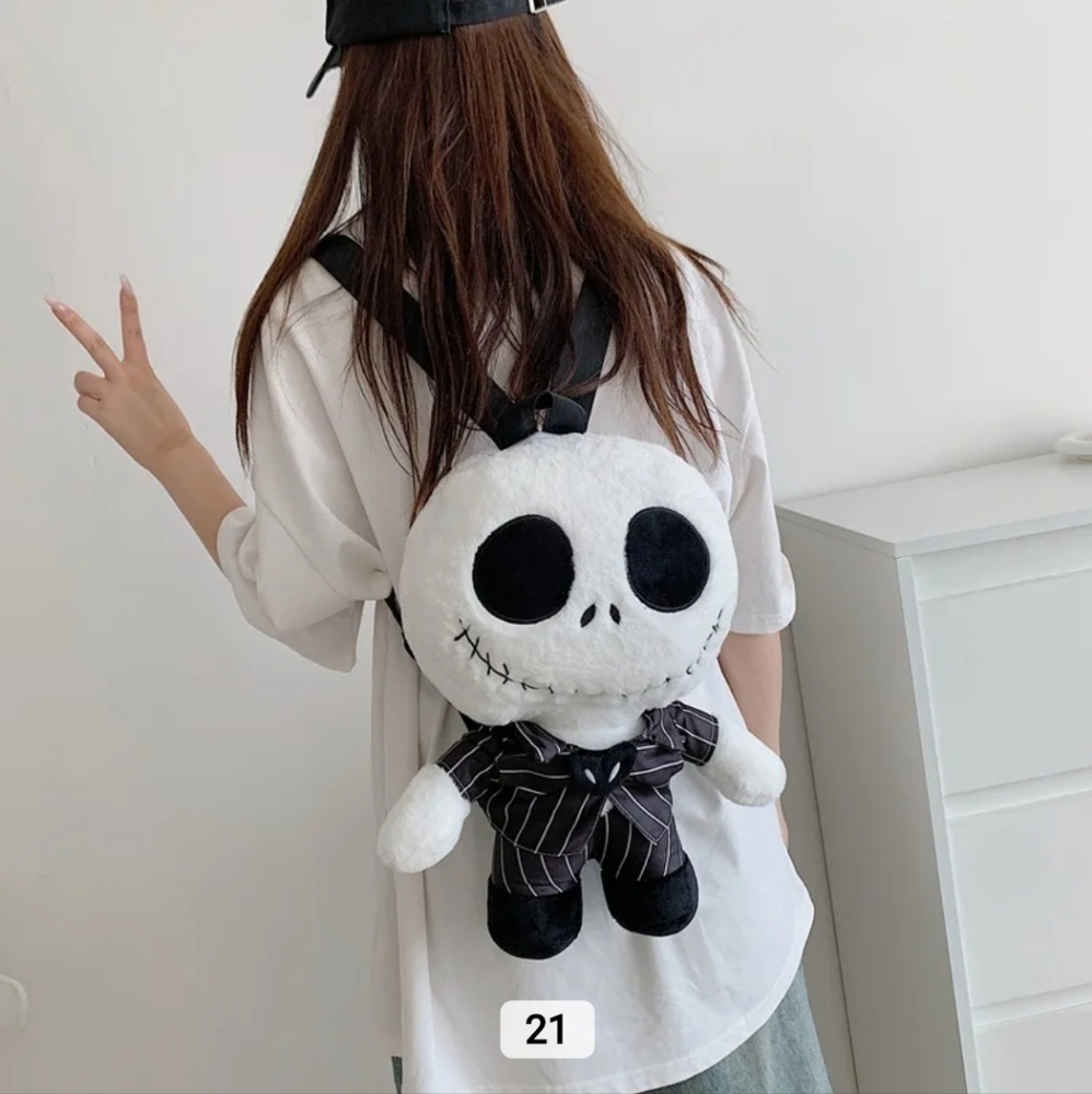 NEW WITHOUT TAGS JACK NIGHTMARE BEFORE CHRISTMAS PLUSH BAG